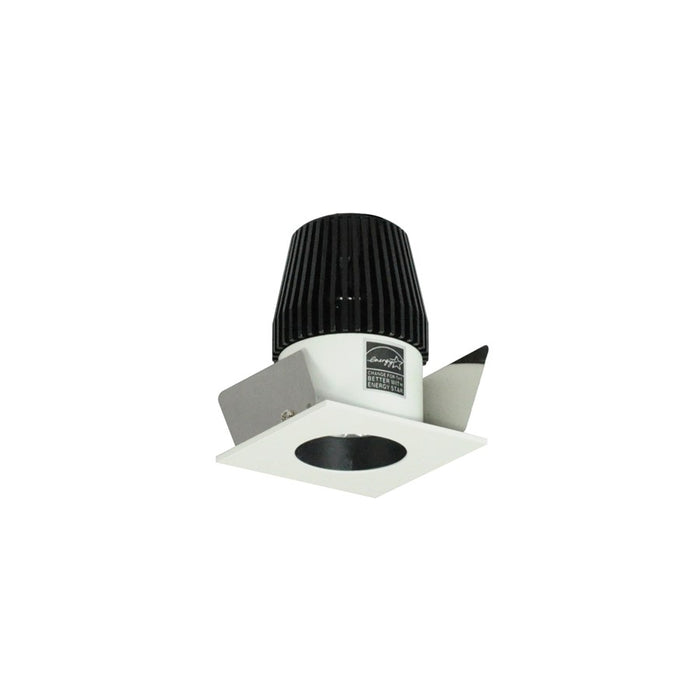 Nora 1" Iolite LED BWF Sq Rfl/Rnd Ap, Blk, Blk Rfl/Wh Flg - NIOB-1SNGCDXBW