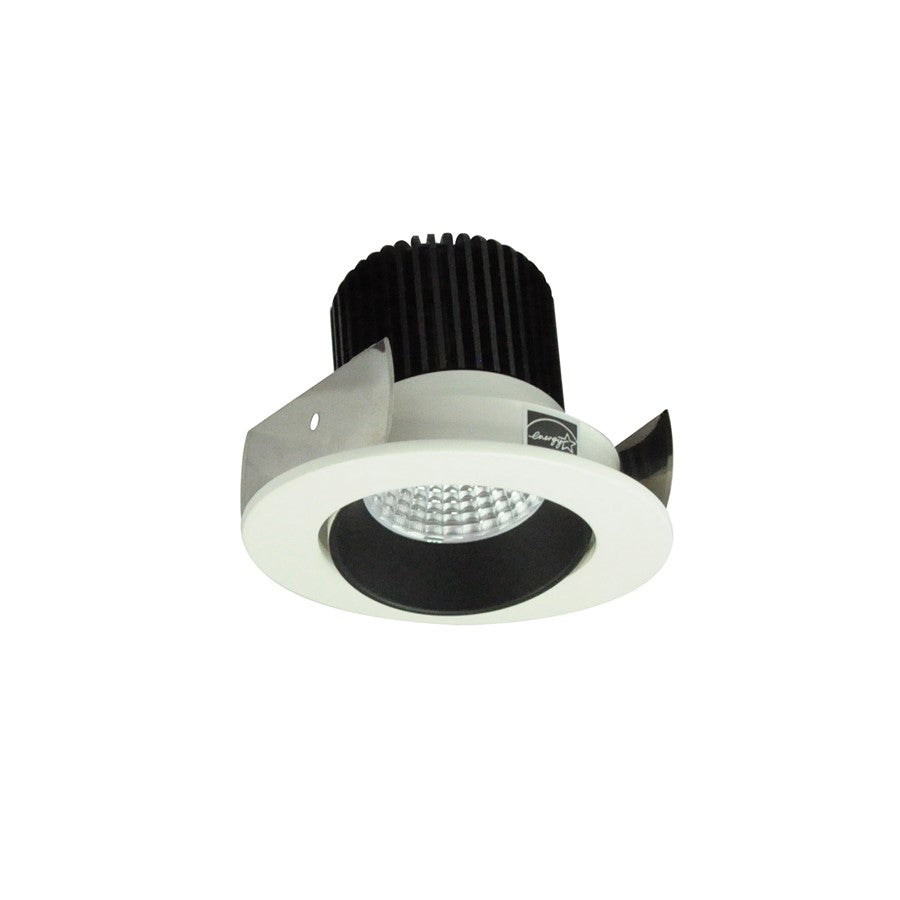 Nora 2" Iolite LED Rnd Cone Rfl, 2700K 1000lm Blk Rfl/Wh Flg - NIOB-2RC27XBW-10
