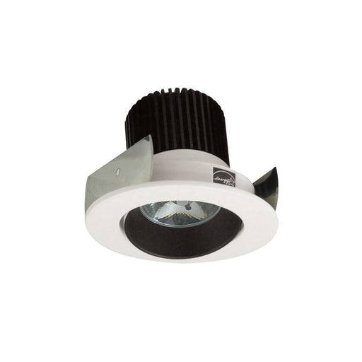 Nora 2" Iolite LED Rnd Cone Rfl, 10° Opt, 3000K, Blk Rfl/Wh Flg - NIOB-2RC30QBW