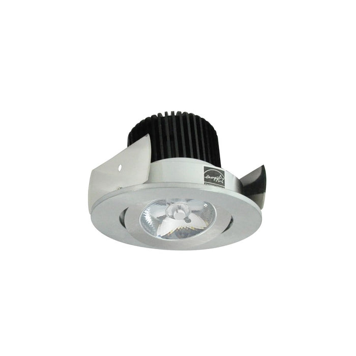 Nora 2" Iolite LED Rnd Adj Gimbal, 10°, 2700K, Natural Metal - NIOB-2RG27QNN