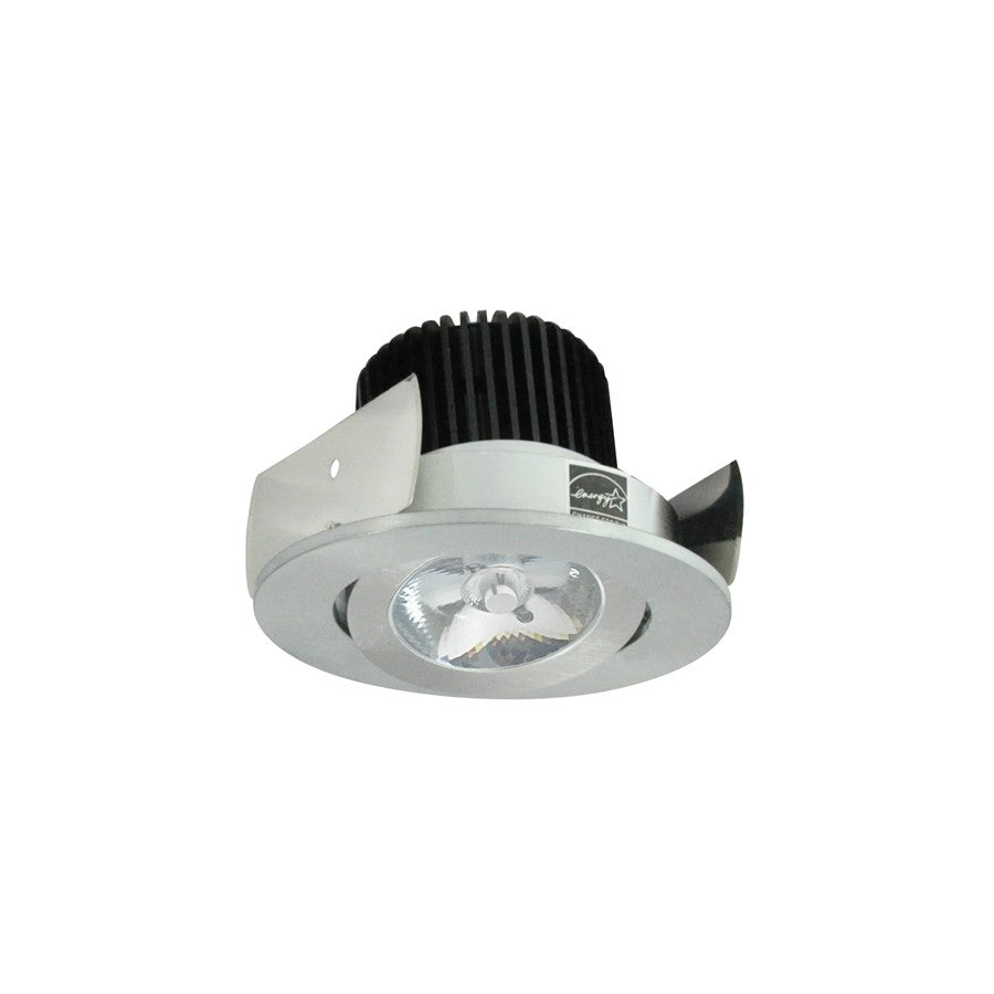 Nora 2" Iolite LED Rnd Adj Gimbal, 10°, 3000K, Natural Metal - NIOB-2RG30QNN