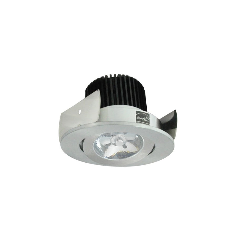 Nora 2" Iolite LED Rnd Adj Gimbal, 10°, 3500K, Natural Metal - NIOB-2RG35QNN