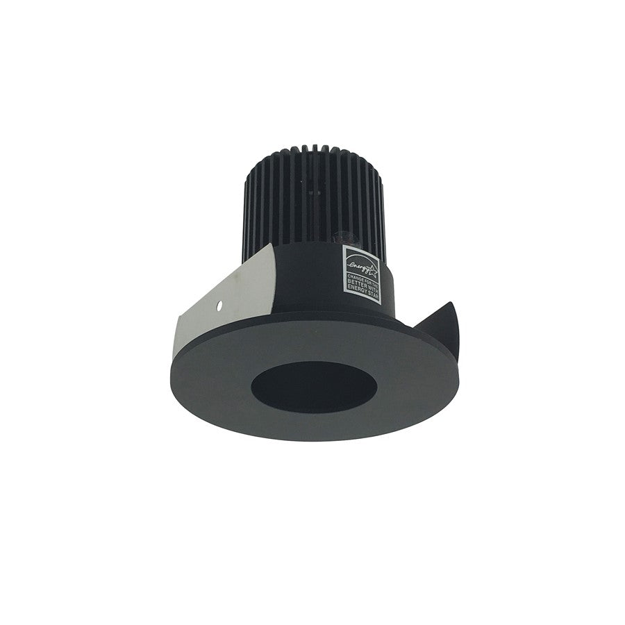Nora 2" Iolite LED Rnd Pinhole, 2700K, Blk Pinhole Rfl/Blk Flg - NIOB-2RPH27QBB
