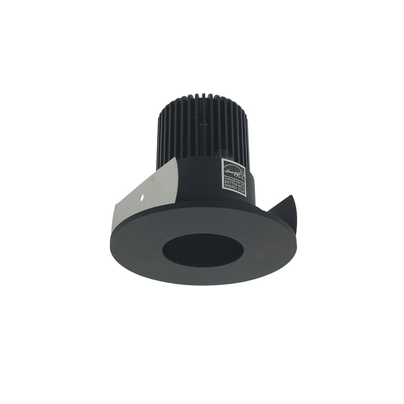 Nora 2" Iolite LED Rnd Pinhole, 3500K, Blk Pinhole Rfl/Blk Flg - NIOB-2RPH35QBB