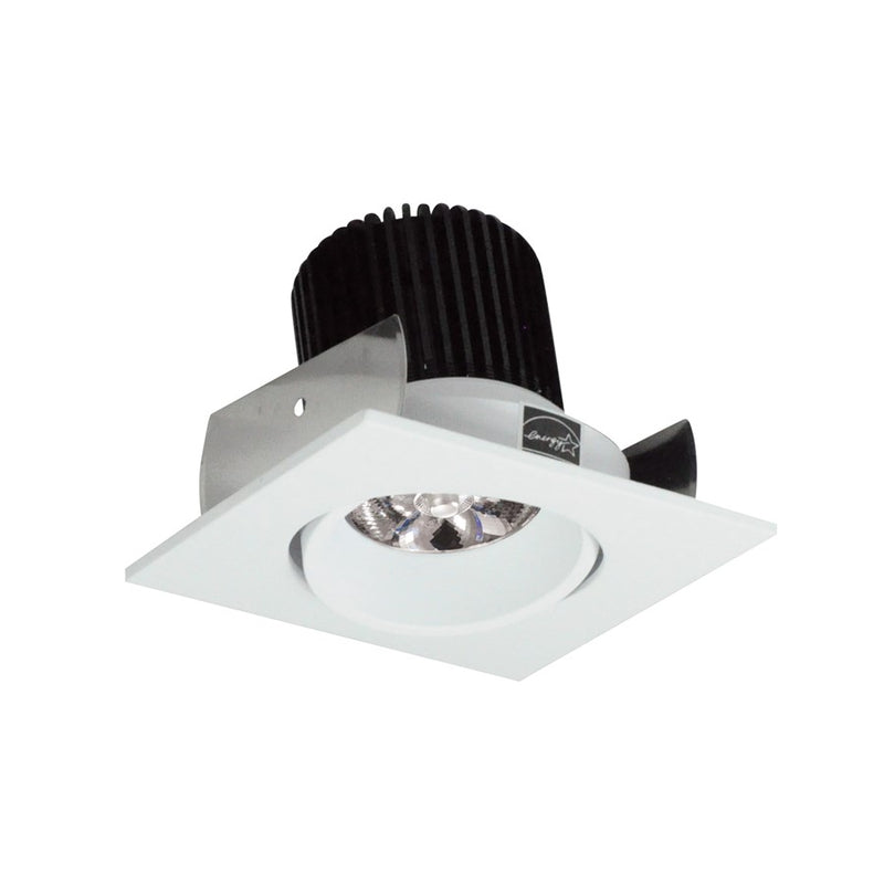 Nora 2" Iolite LED Sq Adj Cone Rfl, 10°, 2700K, Wh Rfl/Wh Flg - NIOB-2SC27QWW
