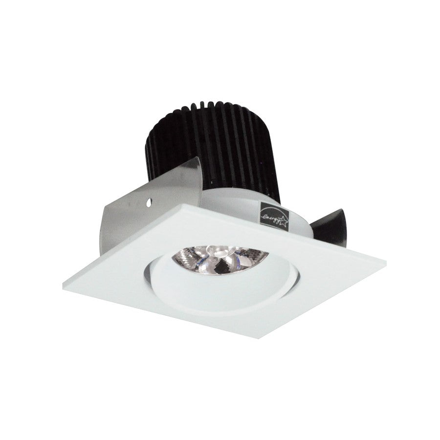 Nora 2" Iolite LED Sq Adj Cone Rfl, 10°, 2700K, Wh Rfl/Wh Flg - NIOB-2SC27QWW