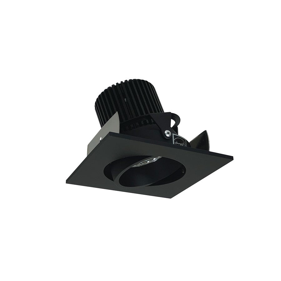 Nora 2" Iolite LED Sq Adj Cone, 2700K 1000lm Blk Rfl/Blk Flg - NIOB-2SC27XBB-10