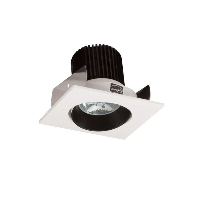 Nora 2" Iolite LED Sq Adj Cone Rfl, 10°, 3500K, Blk Rfl/Wh Flg - NIOB-2SC35QBW
