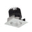 Nora 2" Iolite LED Sq, 5000K HL 1500-2500lm Haze Rfl/Wh Flg - NIOB-2SC50XHW-HL