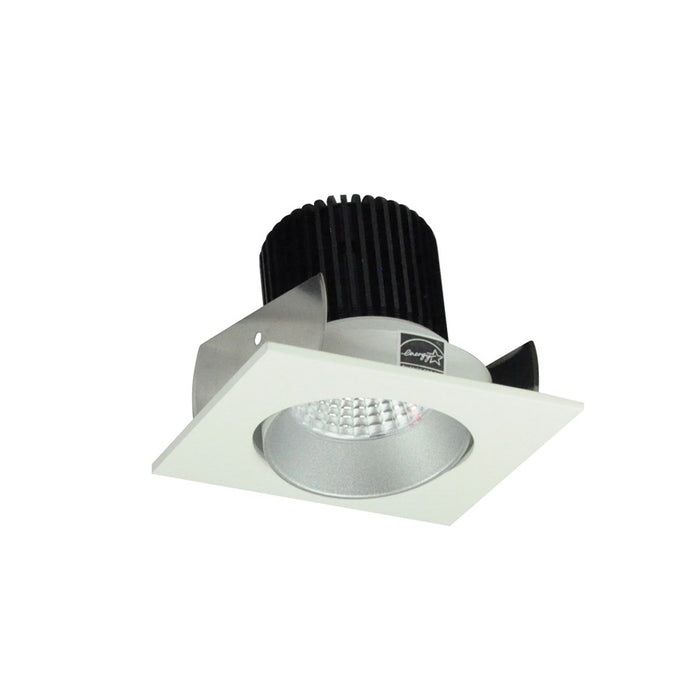 Nora 2" Iolite LED Sq Adj, Comfort Dim 800lm Haze Rfl/Wh Flg - NIOB-2SCCDXHW