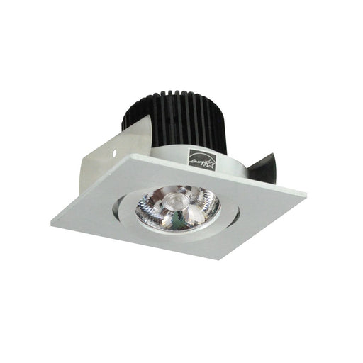 Nora 2" Iolite LED Sq Adj Gimbal, 10° Opt, Nat, 4000K, Wht - NIOB-2SG40QNN