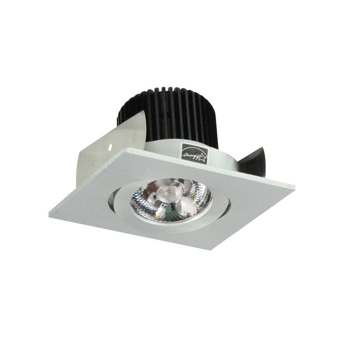 Nora 2" Iolite LED Sq Adj Gimbal, 10° Opt, Nat, 4000K, Wht - NIOB-2SG40QNN