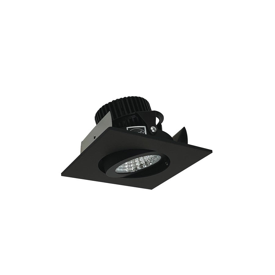 Nora 2" Iolite LED Sq Adj Gimbal, Blk/Wht, 4000K, MPW - NIOB-2SG40XBB-10