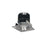 Nora 2" Iolite LED Sq, 4000K HL 1500-2500lm Natural Metal - NIOB-2SNB40XNN-HL
