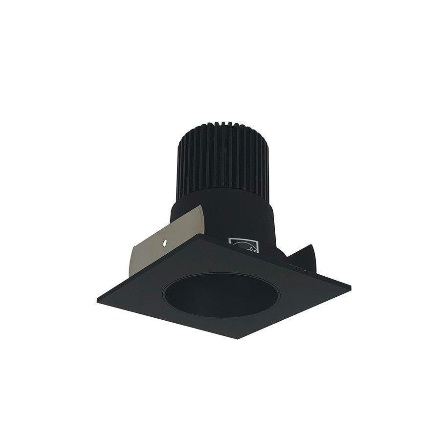 Nora 2" Iolite LED Sq Rfl/Rnd Ap, 10°, 2700K, Blk Rfl/Blk Flg - NIOB-2SNDC27QBB