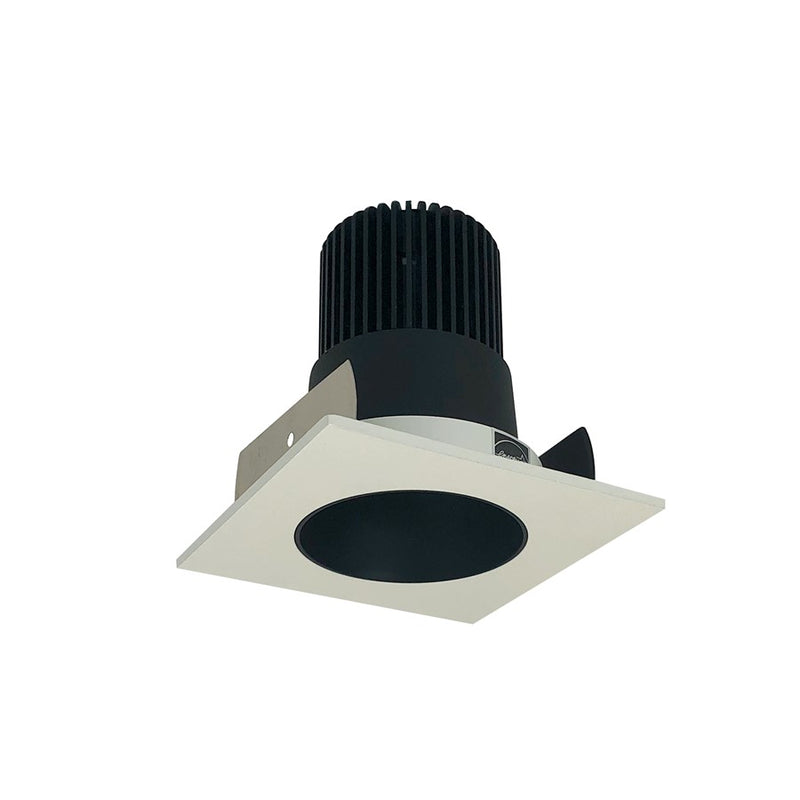 Nora 2" Iolite LED Sq Rfl/Rnd Ap, 10°, 3500K, Blk Rfl/Wh Flg - NIOB-2SNDC35QBW