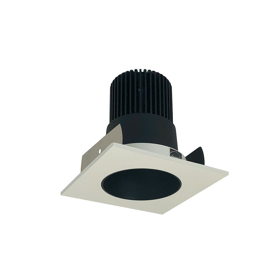 Nora 2" Iolite LED Sq Rfl/Rnd, 4000K 1000lm Blk Rfl/Wh Flg - NIOB-2SNDC40XBW-10