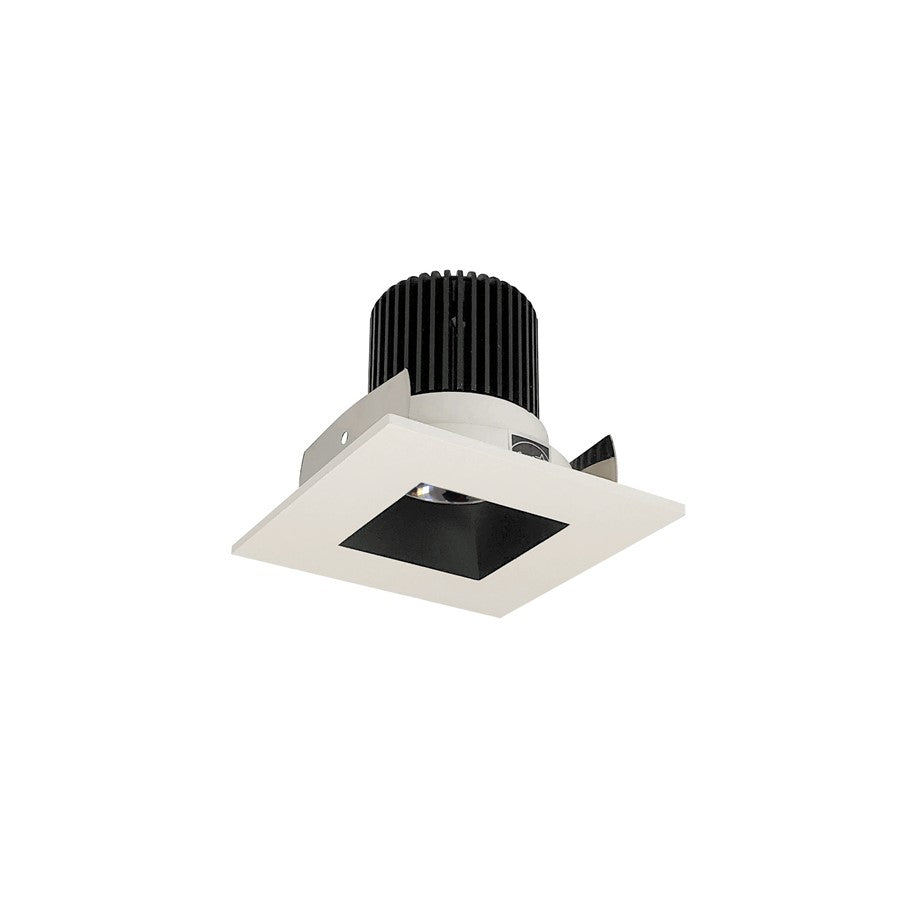 Nora 2" Iolite LED Sq Rfl/Sq Ap, 10°, 4000K, Blk Rfl/Wh Flg - NIOB-2SNDSQ40QBW