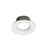 Nora Lighting 1" Iolite Can-Less Round Bullnose Trim, White - NIOC-1RNBWW