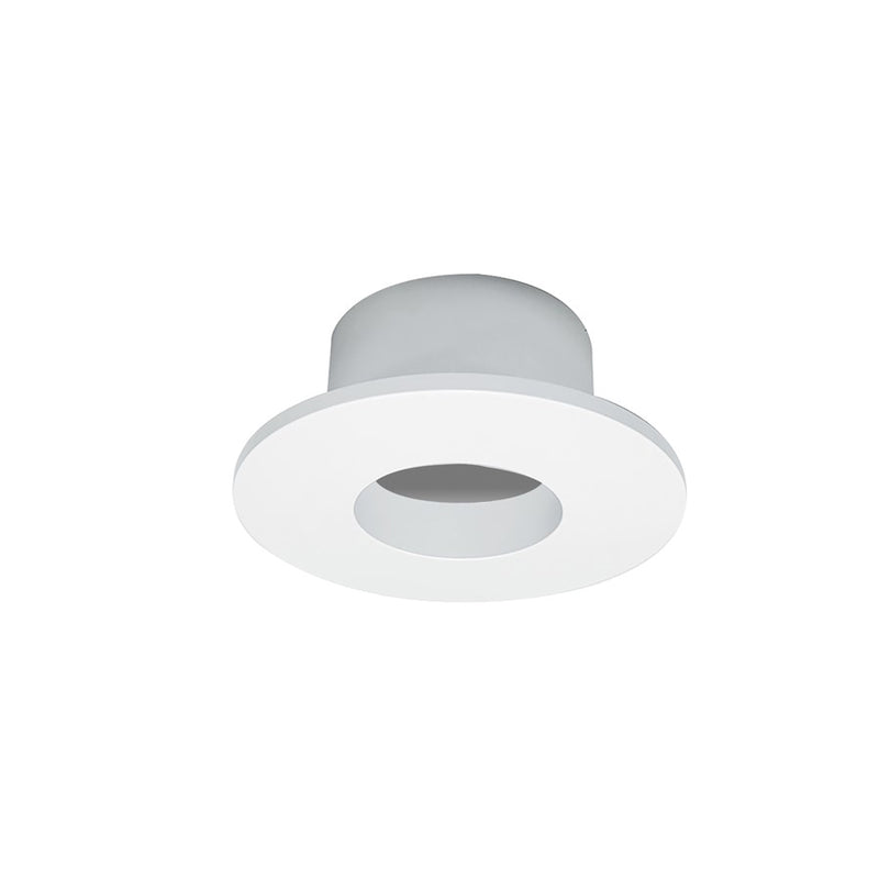 Nora Lighting 1" Iolite Can-Less Round Downlight Trim, Matte WH - NIOC-1RNGMPW
