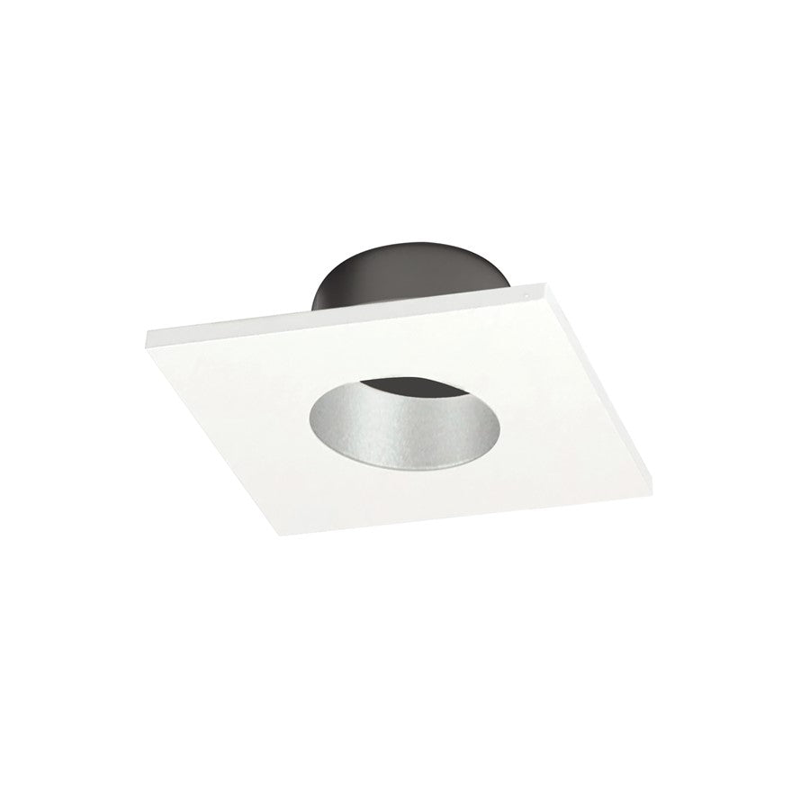 Nora 1" Iolite Can-Less SQ Downlight Trim, Haze Reflect/WH FL - NIOC-1SNGHW