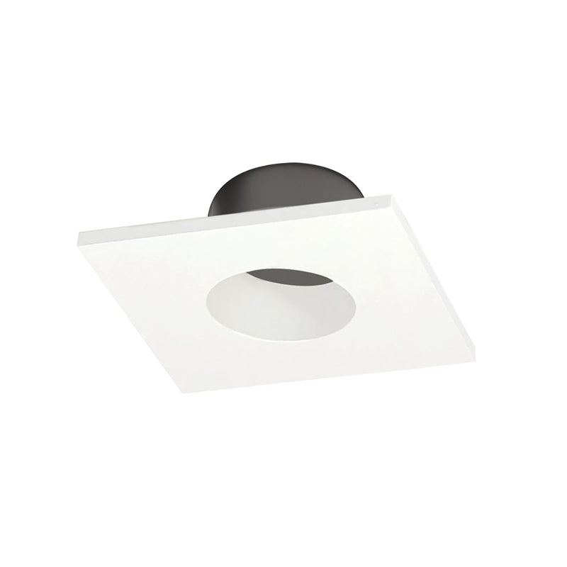 Nora Lighting 1" Iolite Can-Less Square Downlight Trim, White - NIOC-1SNGWW