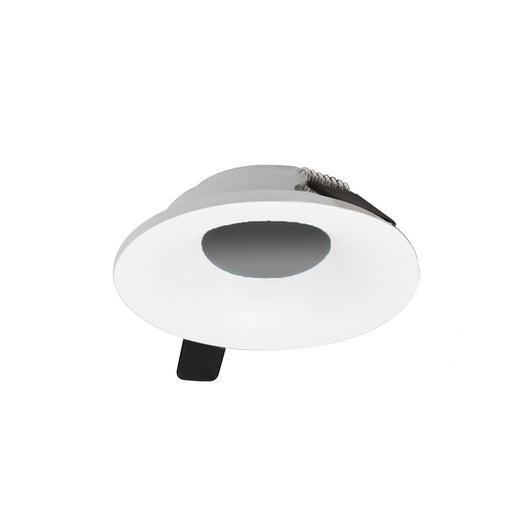 Nora Lighting 2" Iolite Can-Less Round Bullnose Trim, Matte White - NIOC-2RNBMPW