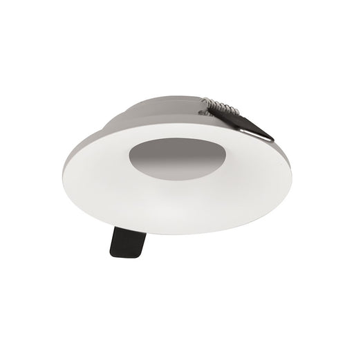 Nora Lighting 2" Iolite Can-Less Round Bullnose Trim, White - NIOC-2RNBWW