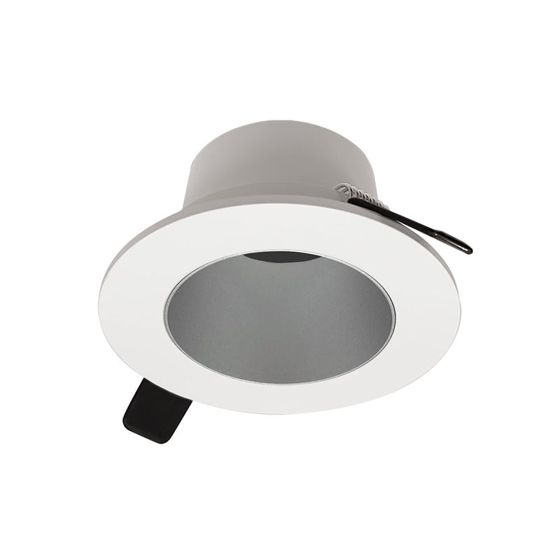 Nora 2" Iolite Can-Less RD Downlight Trim, Haze Reflect/WH FL - NIOC-2RNDCHW