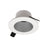 Nora 2" Iolite Can-Less RD Downlight Trim, Haze Reflect/WH FL - NIOC-2RNDCHW