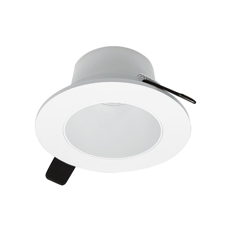 Nora Lighting 2" Iolite Can-Less Round Downlight Trim, Matte WH - NIOC-2RNDCMPW