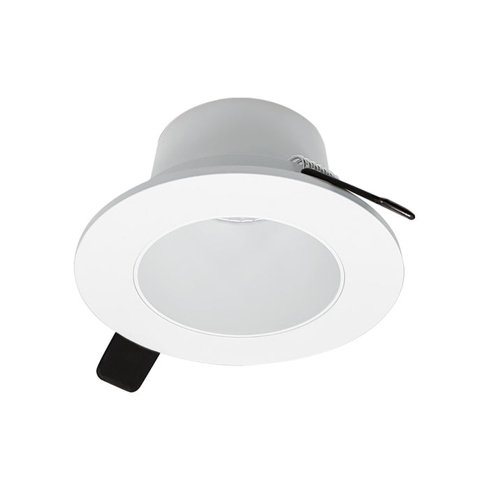 Nora Lighting 2" Iolite Can-Less Round Downlight Trim, Matte WH - NIOC-2RNDCMPW