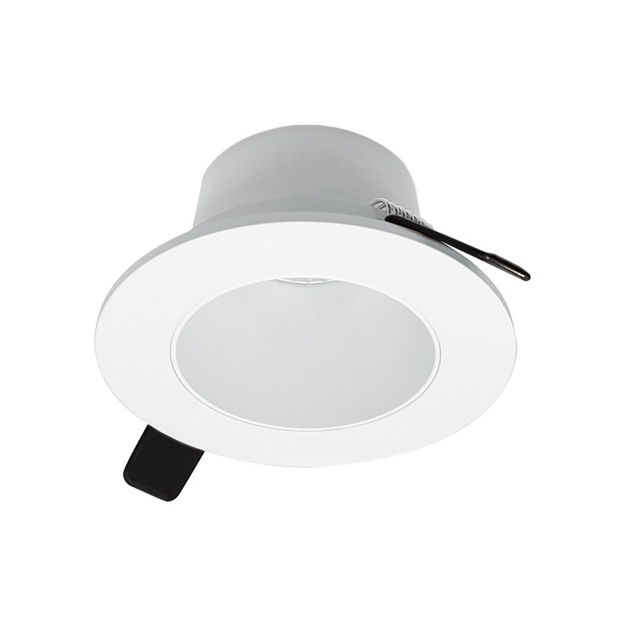 Nora Lighting 2" Iolite Can-Less Round Downlight Trim, Matte WH - NIOC-2RNDCMPW