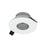 Nora 2" Iolite Can-Less RD Pinhole Trim, Haze Pinhole/WH Flange - NIOC-2RPHHZMPW