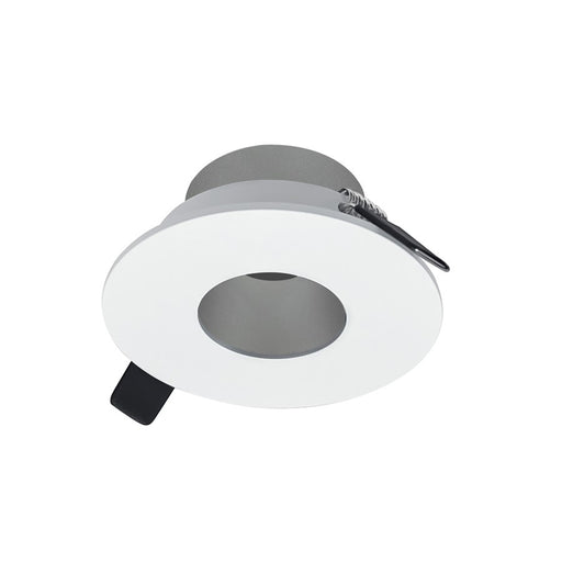 Nora 2" Iolite Can-Less RD Pinhole Trim, Haze Pinhole/WH Flange - NIOC-2RPHHZMPW
