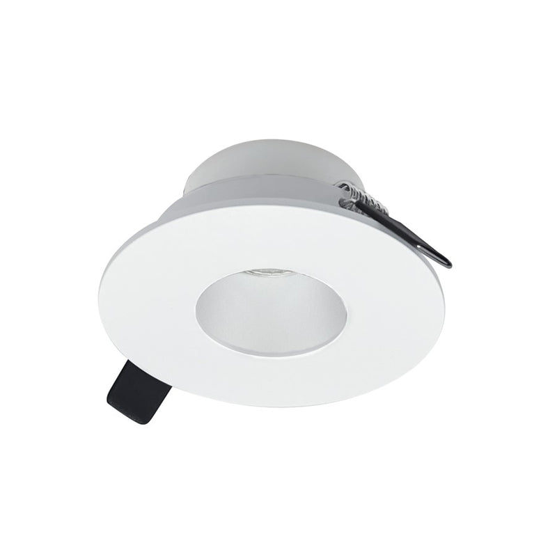 Nora Lighting 2" Iolite Can-Less Round Pinhole Trim, White - NIOC-2RPHMPW