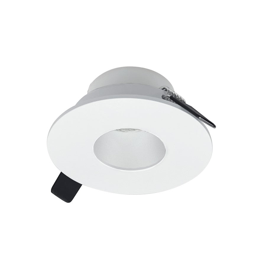 Nora Lighting 2" Iolite Can-Less Round Pinhole Trim, White - NIOC-2RPHMPW