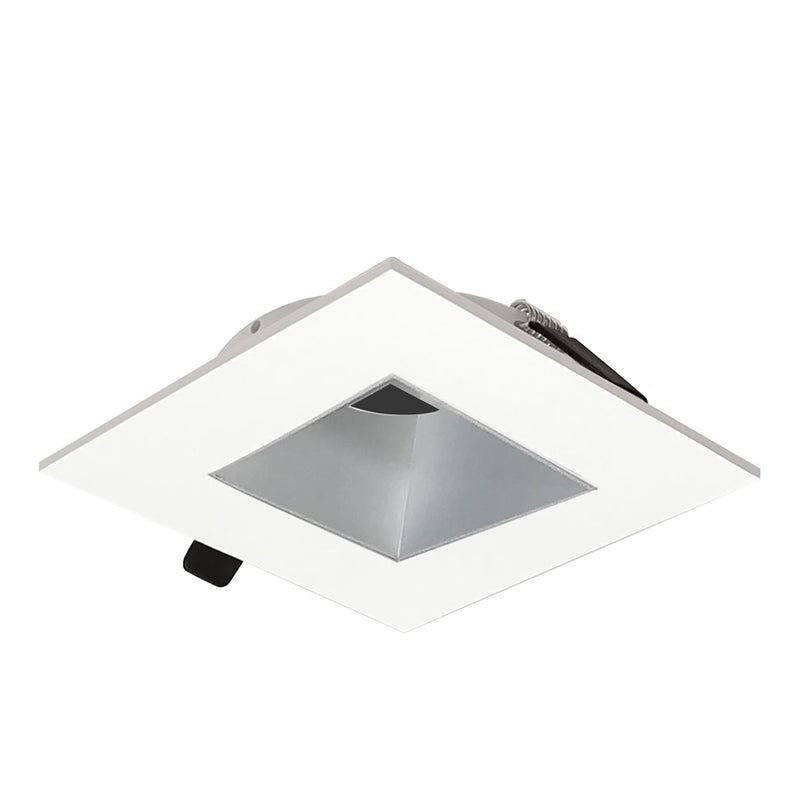Nora 2" Iolite Can-Less SQ Downlight Trim, Haze Reflect/WH FL - NIOC-2SNDSQHW