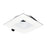Nora Lighting 2" Iolite Can-Less Square Downlight Trim, MWH - NIOC-2SNDSQMPW