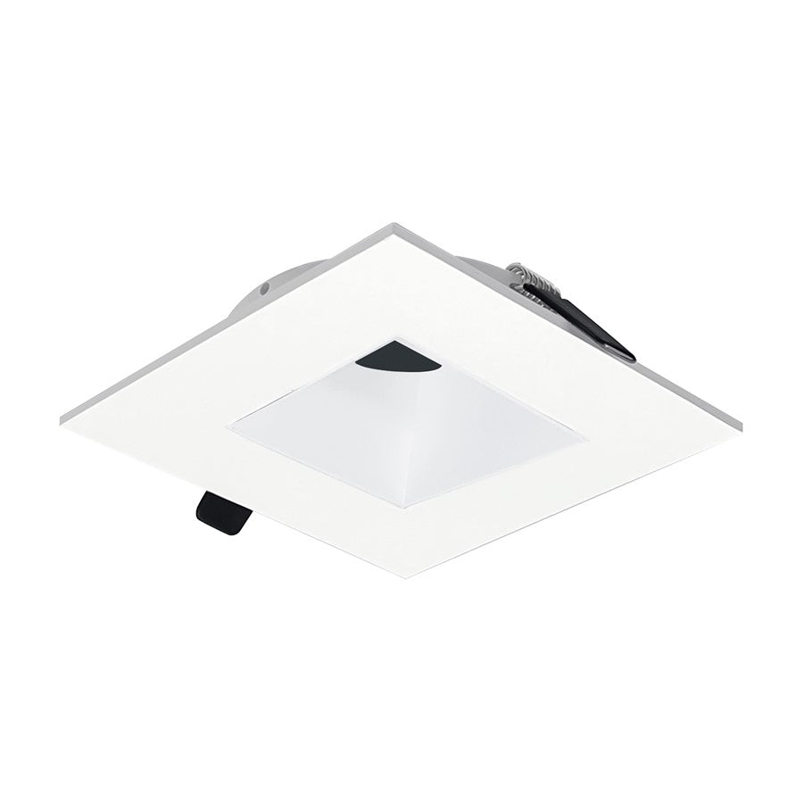 Nora Lighting 2" Iolite Can-Less Square Downlight Trim, MWH - NIOC-2SNDSQMPW