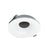 Nora Lighting 4" Iolite Can-Less Round Bullnose Trim, Matte White - NIOC-4RNBMPW