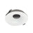 Nora Lighting 4" Iolite Can-Less Round Bullnose Trim, White - NIOC-4RNBWW