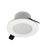 Nora Lighting 4" Iolite Can-Less Round Downlight Trim, Matte WH - NIOC-4RNDCMPW