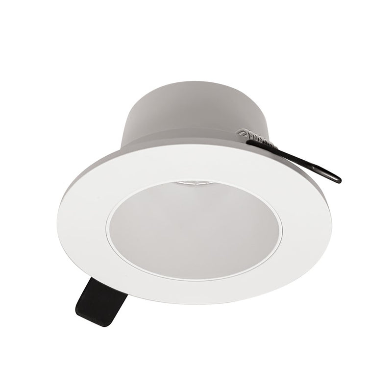 Nora Lighting 4" Iolite Can-Less Round Downlight Trim, White - NIOC-4RNDCWW