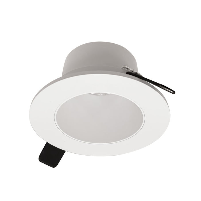 Nora Lighting 4" Iolite Can-Less Round Downlight Trim, White - NIOC-4RNDCWW