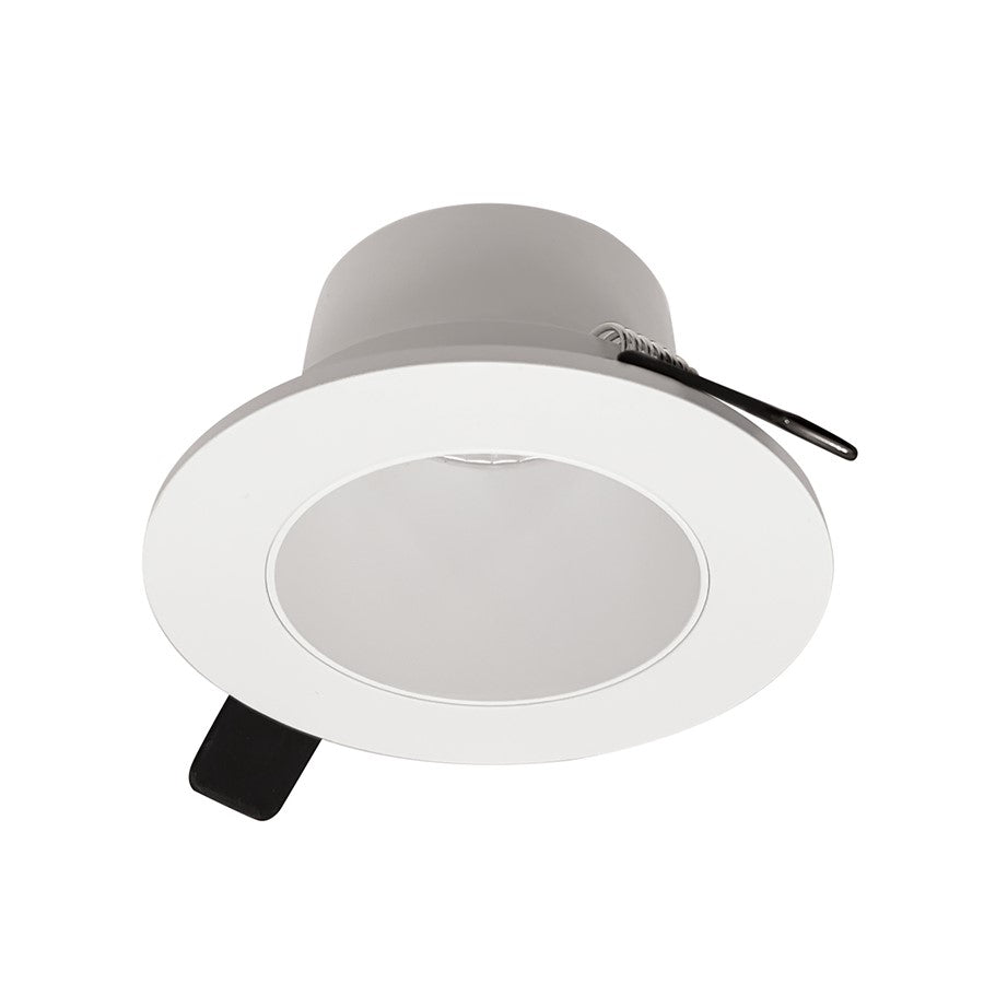 Nora Lighting 4" Iolite Can-Less Round Downlight Trim, White - NIOC-4RNDCWW