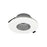 Nora 4" Iolite Can-Less RD Pinhole Trim, Haze Pinhole/WH Flange - NIOC-4RPHHZMPW