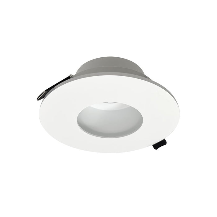 Nora Lighting 4" Iolite Can-Less Round Pinhole Trim, White - NIOC-4RPHMPW