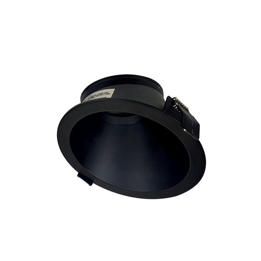 Nora Lighting 4" Iolite Can-less Slope Trim, Black - NIOC-4RSPB