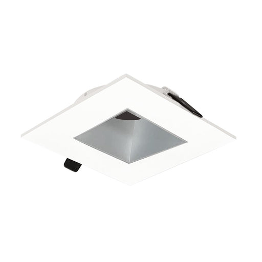 Nora 4" Iolite Can-Less SQ Downlight Trim, Haze Reflect/WH FL - NIOC-4SNDSQHW